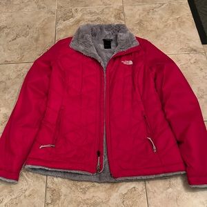 North Face fleece/fur lined jacket